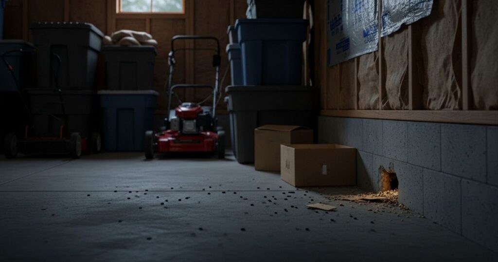 mice in garage shed Idaho