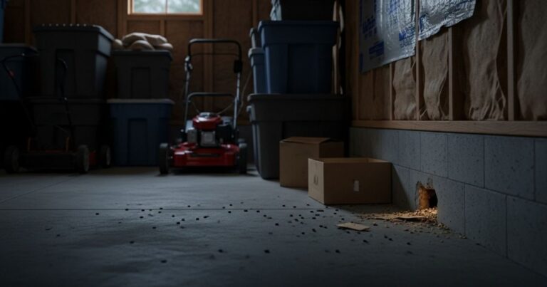mice in garage shed Idaho