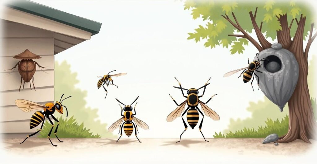 difference between hornet and wasp
