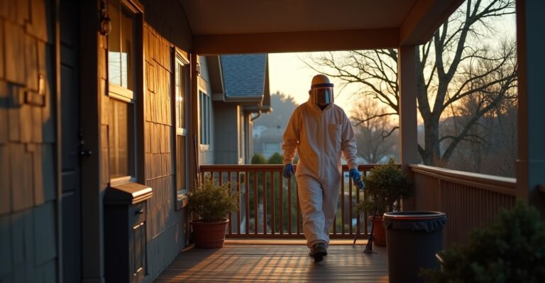 safe wasp nest removal porch