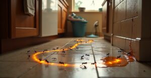 why ants form trails indoors