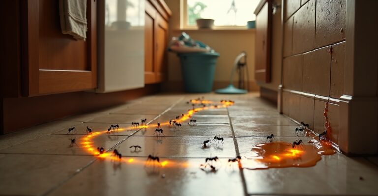 why ants form trails indoors